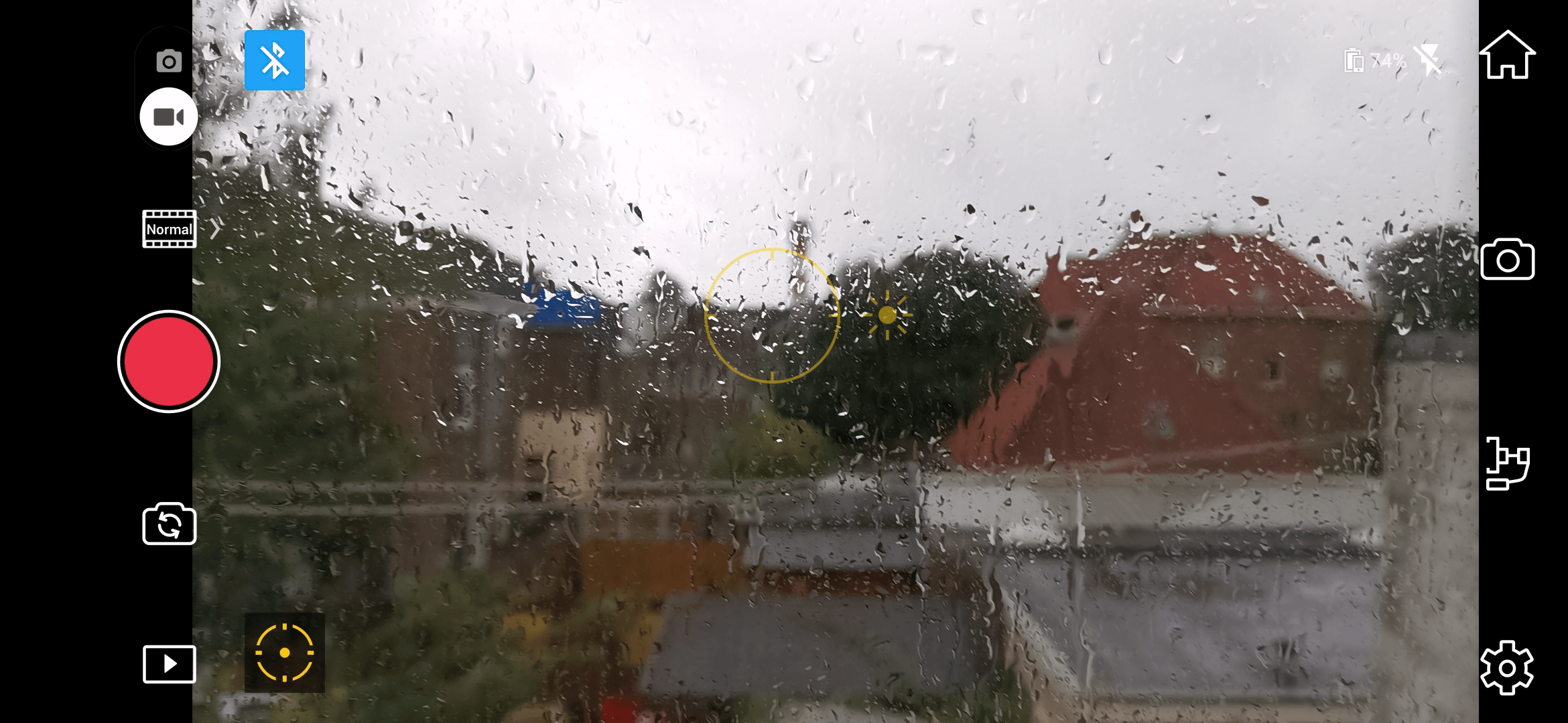 Screenshot DJI GO-app.