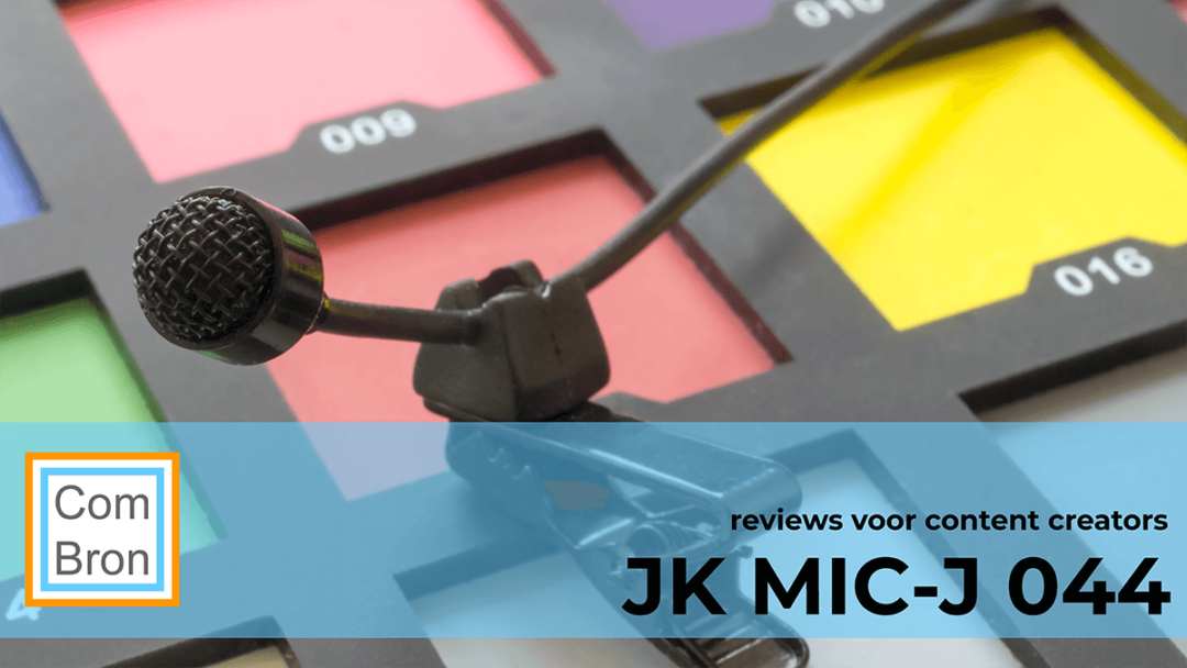Review van de JK Mic-J 044 lapelmicrofoon.