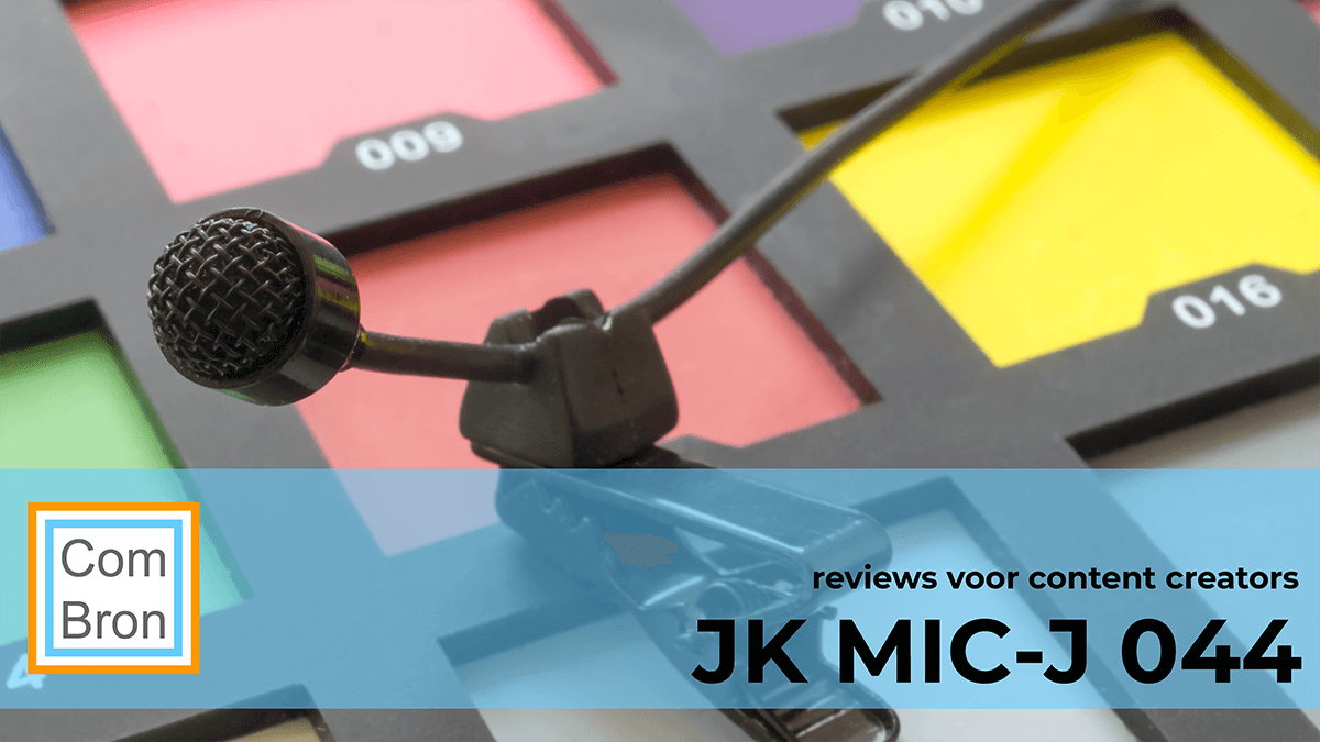 Review van de JK Mic-J 044 lapelmicrofoon.