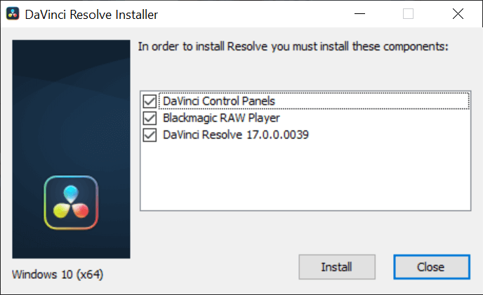 DaVinci Resolve Installer.