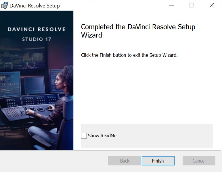 Installatiewizard gereed.