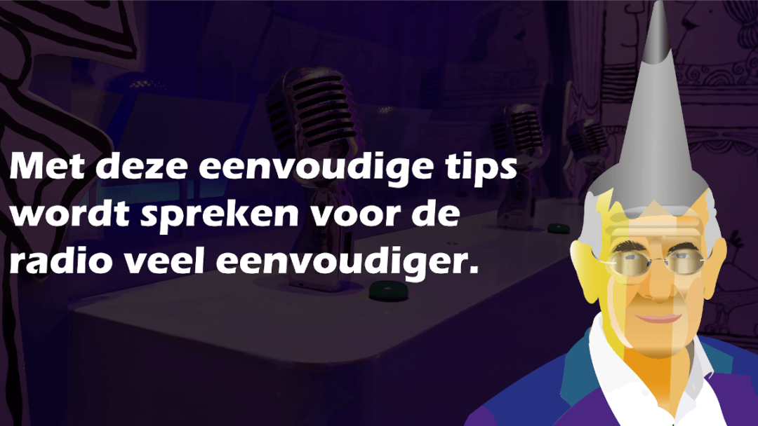 Tips spreken voor de radio.