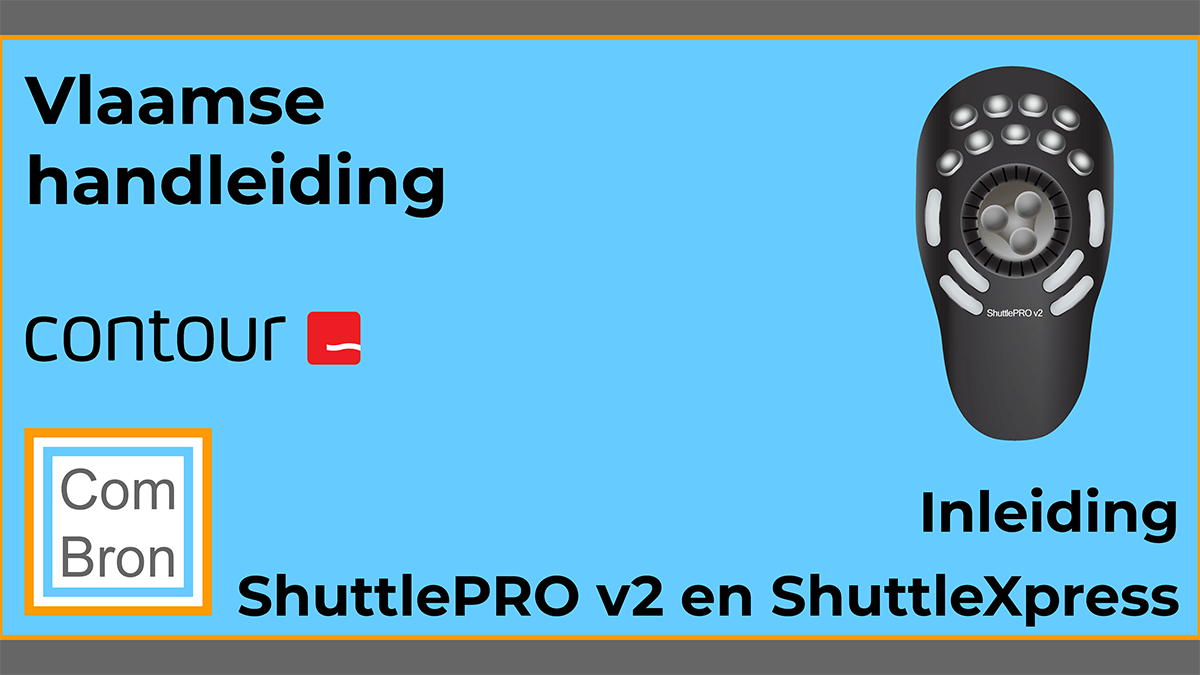 Inleiding Vlaamse handleiding Contour Design ShuttlePRO v2.