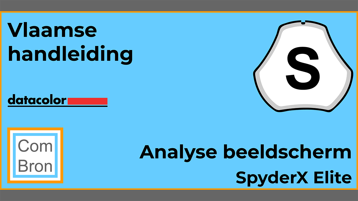 Vlaamse handleiding Datacolor SpyderX Elite. In dit hoofdstuk van de gebruiksaanwijzing uitleg over de analyse van beeldschermen.