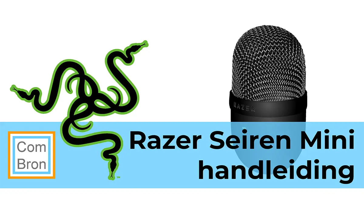 Razer Seiren Mini Vlaamse handleiding.
