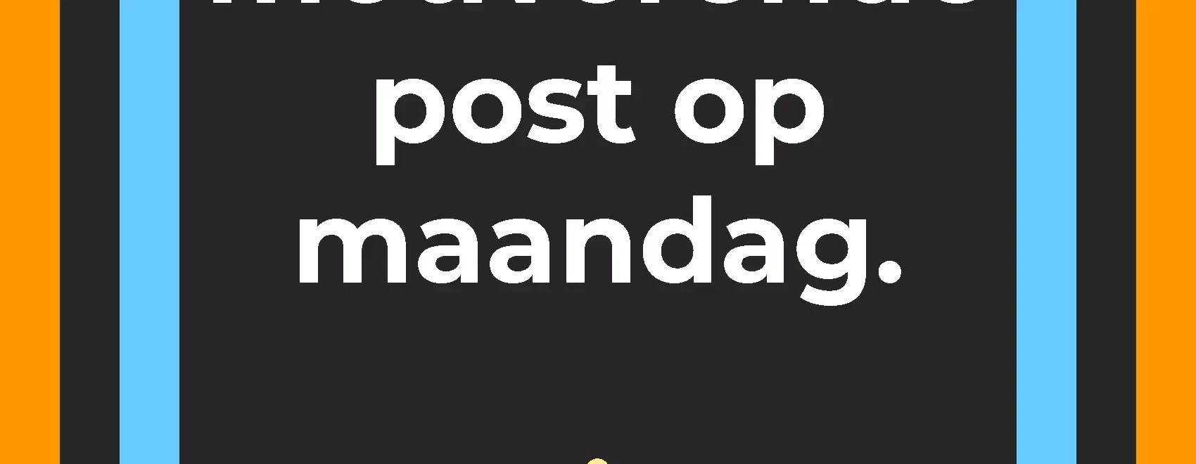 Afbeelding met tekst: "Tip 1 (van 365). Plaats een motiverende post op maandag".