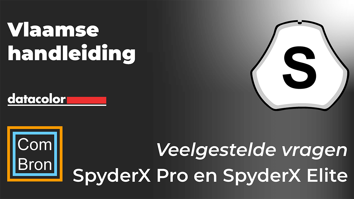 Veelgestelde vragen Datacolor SpyderX Pro en SpyderX Elite.