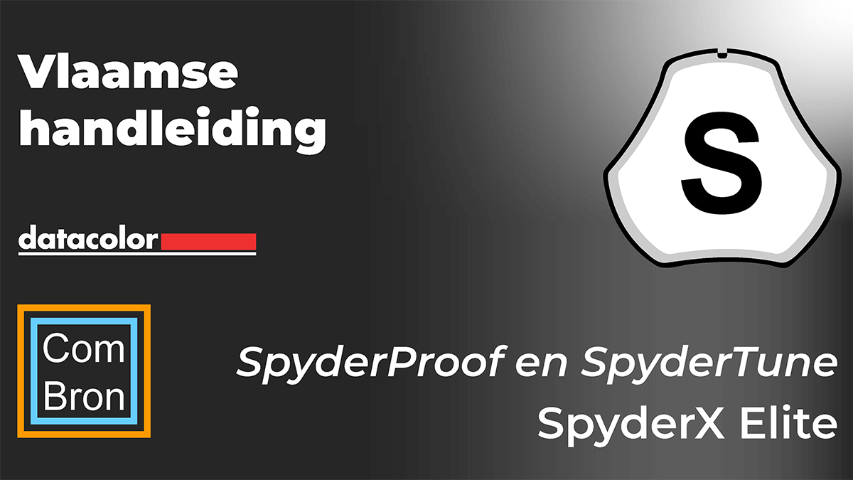 SpyderProof en SpyderTune Datacolor SpyderX Elite.
