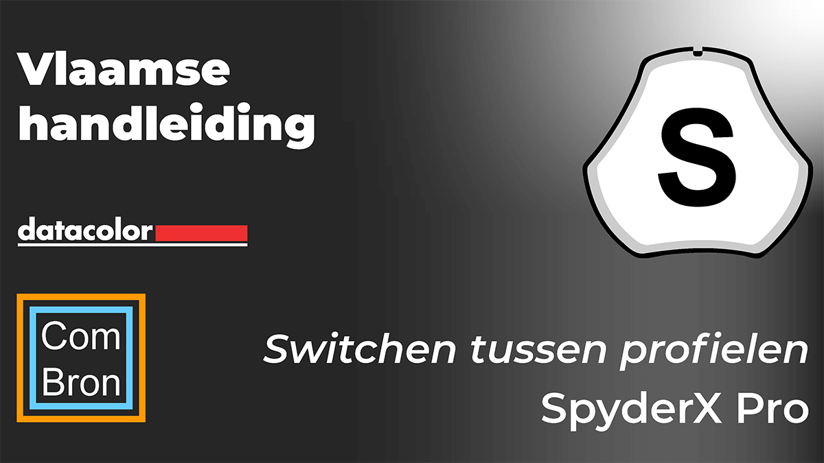 Switchen tussen profielen die met de SpyderX Pro gemaakt zijn.