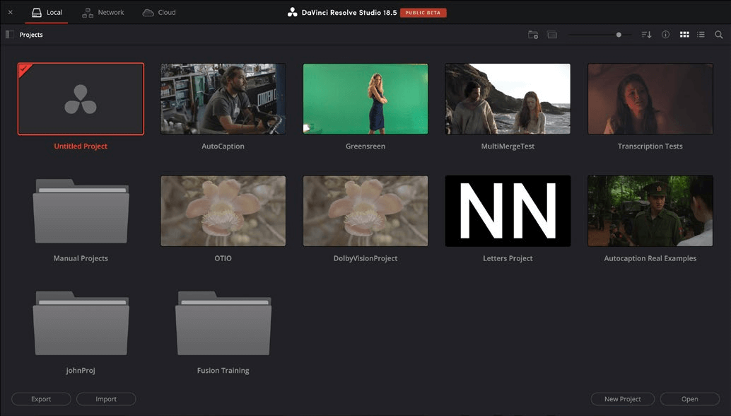 Schermafbeelding Project Manager.