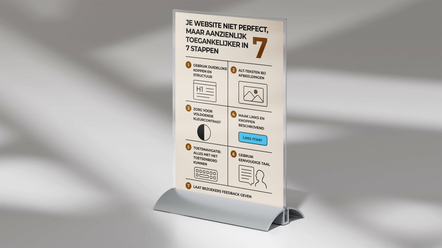 Toegankelijke website in 7 stappen.