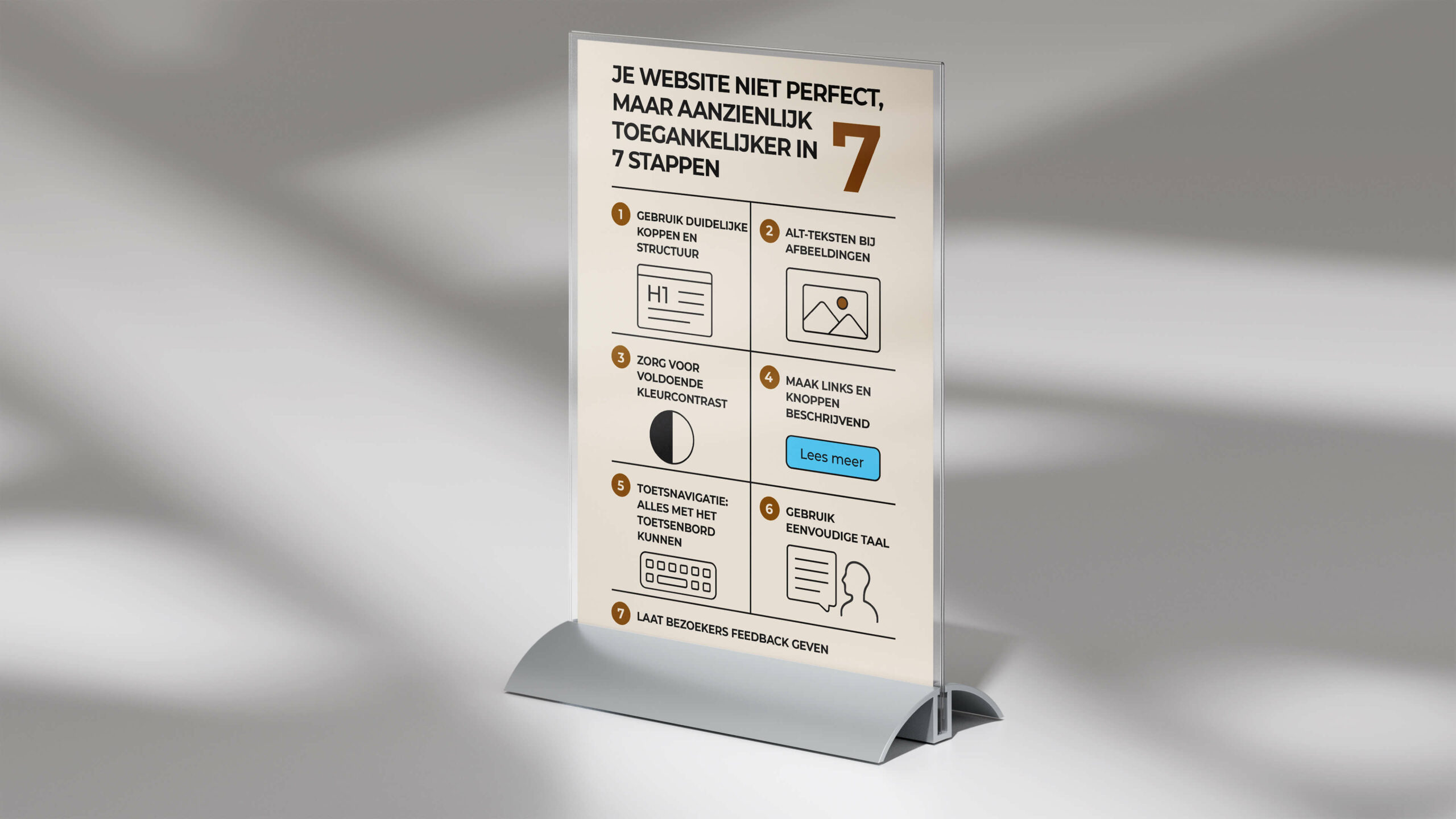 Toegankelijke website in 7 stappen.